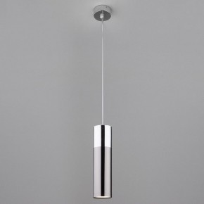 Подвесной светильник Eurosvet Double Topper 50135/1 LED хром/черный жемчуг в Кунгуре - kungur.mebel24.online | фото 3