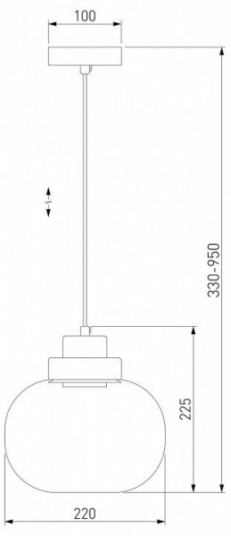Подвесной светильник Eurosvet Jeffry 50241/1 LED дымчатый в Кунгуре - kungur.mebel24.online | фото 3