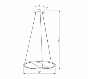 Подвесной светильник Eurosvet Occhio 40027/1 LED серый в Кунгуре - kungur.mebel24.online | фото 5