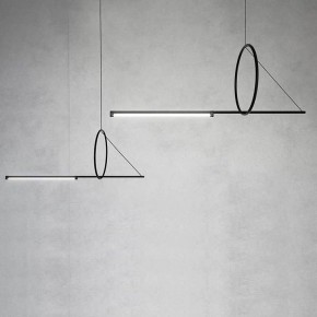 Подвесной светильник Imperiumloft Suspension Cercle Et Trait – Graphite Satine 40.1282-0 в Кунгуре - kungur.mebel24.online | фото 4