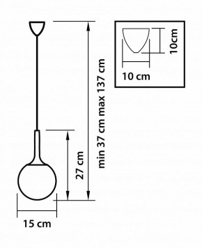 Подвесной светильник Lightstar Globo 813013 в Кунгуре - kungur.mebel24.online | фото 3