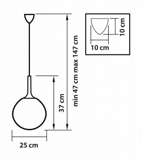 Подвесной светильник Lightstar Globo 813032 в Кунгуре - kungur.mebel24.online | фото 3