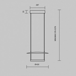 Подвесной светильник Maytoni Ambience MOD280PL-L23B3K1 в Кунгуре - kungur.mebel24.online | фото 4