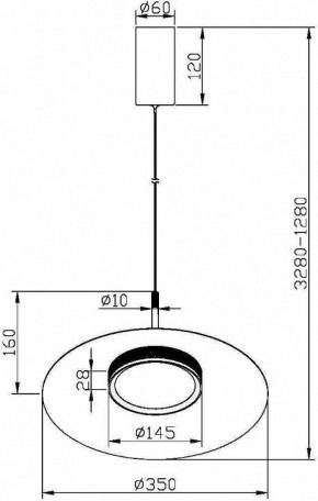 Подвесной светильник Maytoni Halo MOD041PL-L15B3K1 в Кунгуре - kungur.mebel24.online | фото 5