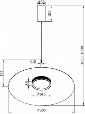 Подвесной светильник Maytoni Halo MOD041PL-L15W3K1 в Кунгуре - kungur.mebel24.online | фото 4