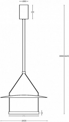 Подвесной светильник Maytoni Halo MOD280PL-L23B3K в Кунгуре - kungur.mebel24.online | фото 4