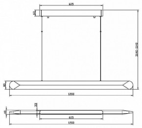 Подвесной светильник Maytoni Motion MOD276PL-L40W3K в Кунгуре - kungur.mebel24.online | фото 4