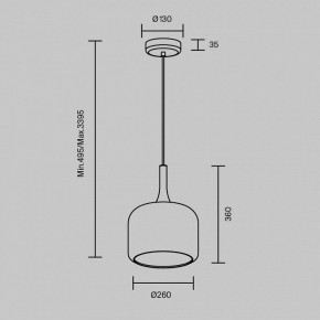Подвесной светильник Maytoni Spirito MOD286PL-L18B3K в Кунгуре - kungur.mebel24.online | фото 10