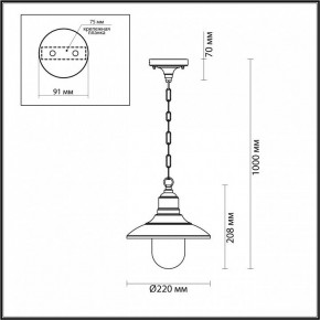 Подвесной светильник Odeon Light Campa 4965/1 в Кунгуре - kungur.mebel24.online | фото 5