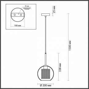 Подвесной светильник Odeon Light Clocky 4939/1 в Кунгуре - kungur.mebel24.online | фото 4