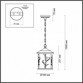 Подвесной светильник Odeon Light Cuita 4963/1 в Кунгуре - kungur.mebel24.online | фото 6
