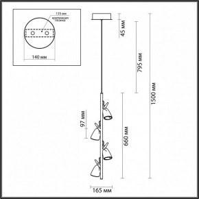 Подвесной светильник Odeon Light Malpa 5002/17L в Кунгуре - kungur.mebel24.online | фото 5