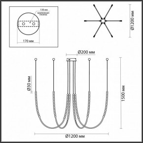 Подвесной светильник Odeon Light Monella 6639/70L в Кунгуре - kungur.mebel24.online | фото 4