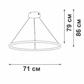 Подвесной светильник Vitaluce V2516 V2516-8/3S в Кунгуре - kungur.mebel24.online | фото 3