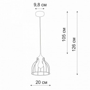 Подвесной светильник Vitaluce V3102 V3102-1/1S в Кунгуре - kungur.mebel24.online | фото 3