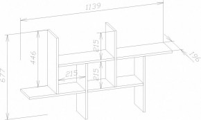 Полка навесная ПК-6 в Кунгуре - kungur.mebel24.online | фото 4