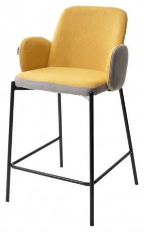 Полубарный стул NYX (H=65cm) VF106 желтый / VF120 серый М-City в Кунгуре - kungur.mebel24.online | фото 1