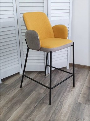 Полубарный стул NYX (H=65cm) VF106 желтый / VF120 серый М-City в Кунгуре - kungur.mebel24.online | фото 2