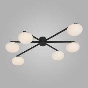 Потолочная люстра Eurosvet Opaline 70220/6 черный в Кунгуре - kungur.mebel24.online | фото
