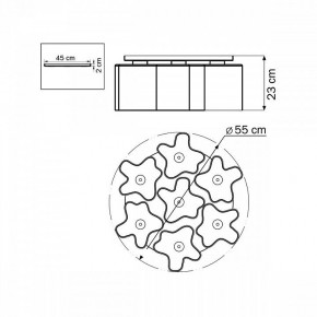 Потолочная люстра Lightstar Nubi 802070 в Кунгуре - kungur.mebel24.online | фото 6