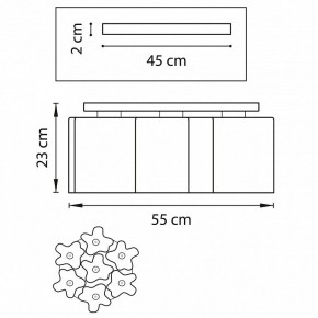 Потолочная люстра Lightstar Nubi 802073 в Кунгуре - kungur.mebel24.online | фото 2