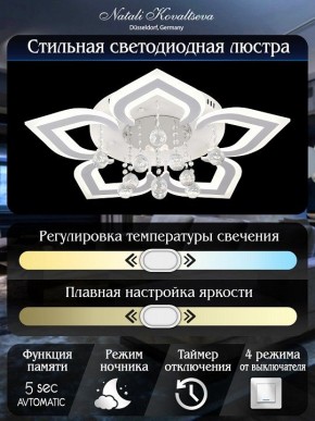 Потолочная люстра Natali Kovaltseva Cascade LED LAMPS 81159 в Кунгуре - kungur.mebel24.online | фото 7