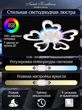 Потолочная люстра Natali Kovaltseva Hugo LED LAMPS 81133 в Кунгуре - kungur.mebel24.online | фото 6