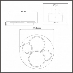 Потолочная люстра Sonex Pine 7734/60L в Кунгуре - kungur.mebel24.online | фото 9