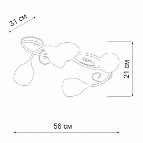 Потолочная люстра Vitaluce V3269 V3269-3/4PL в Кунгуре - kungur.mebel24.online | фото 2