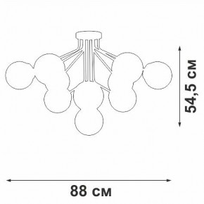 Потолочная люстра Vitaluce V42870 V42870-8/10PL в Кунгуре - kungur.mebel24.online | фото