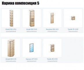 Прихожая Карина (модульная) в Кунгуре - kungur.mebel24.online | фото 2