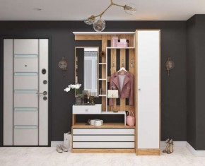 Прихожая Ямайка Дуб крафт золотой/Белый в Кунгуре - kungur.mebel24.online | фото