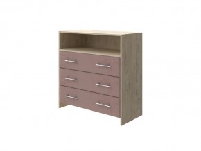 PROxSON Комод Varna (ЛДСП Бунратти+ткань Бунратти/Ultra Горячий шоколад) 90x40 в Кунгуре - kungur.mebel24.online | фото