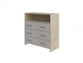 PROxSON Комод Varna (ЛДСП+ткань Бунратти/Savana Milk (молочный)) 90x40 в Кунгуре - kungur.mebel24.online | фото