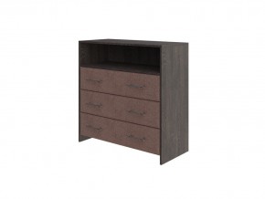 PROxSON Комод Varna (ЛДСП+ткань Дуб Кантербери/Tesla Брауни) 90x40 в Кунгуре - kungur.mebel24.online | фото