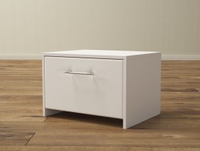 PROxSON Тумба Varna (ЛДСП Белая+экокожа Белый/Белый) 51x40 в Кунгуре - kungur.mebel24.online | фото
