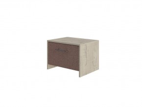 PROxSON Тумба Varna (ЛДСП+ткань Бунратти/Tesla Брауни) 51x40 в Кунгуре - kungur.mebel24.online | фото