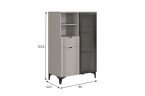 РИЧ Комод 2 со стеклом в Кунгуре - kungur.mebel24.online | фото 2