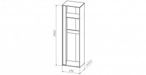 ЛИНДА-2 Шкаф 1-о дверный для одежды (ЛНД.02) в Кунгуре - kungur.mebel24.online | фото 2