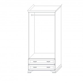 Шкаф 2-х дверный (корпус) Сиена в Кунгуре - kungur.mebel24.online | фото 6