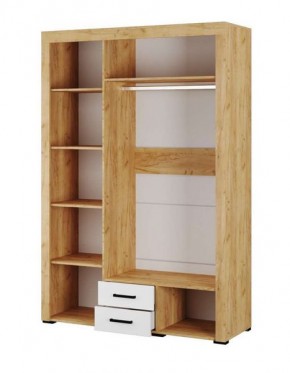 Шкаф 3-х створчатый Адель дуб крафт золотой/белый в Кунгуре - kungur.mebel24.online | фото 2