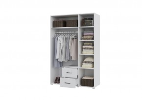 Шкаф 3-х створчатый с ящиками VICTOR (Белый) в Кунгуре - kungur.mebel24.online | фото 2