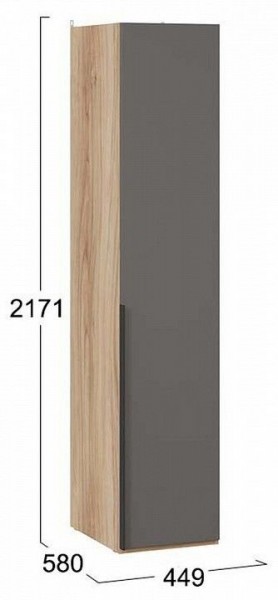Шкаф для белья Порто СМ-393.07.001 в Кунгуре - kungur.mebel24.online | фото 3