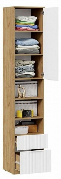 Шкаф комбинированный Хилтон Исп. 2 в Кунгуре - kungur.mebel24.online | фото 5
