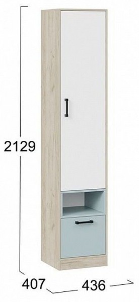 Шкаф комбинированный Оливер 401.002.000 в Кунгуре - kungur.mebel24.online | фото 3