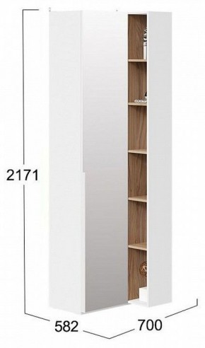 Шкаф комбинированный Порто СМ-393.21.025 в Кунгуре - kungur.mebel24.online | фото 2