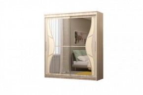 Шкаф-купе Бабочка 2.0 серия Альянс (дуб сонома) в Кунгуре - kungur.mebel24.online | фото