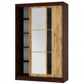 Шкаф-купе Денвер ШКК-03 (венге/крафт) в Кунгуре - kungur.mebel24.online | фото 2