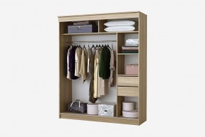 Шкаф-купе Фаворит 1.8 серия Альянс (дуб сонома) в Кунгуре - kungur.mebel24.online | фото 2