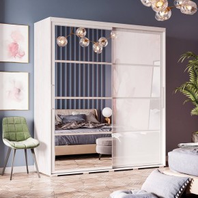 Шкаф-купе Крафт-6 1.6 м ШКК-06 (ясень белый) в Кунгуре - kungur.mebel24.online | фото